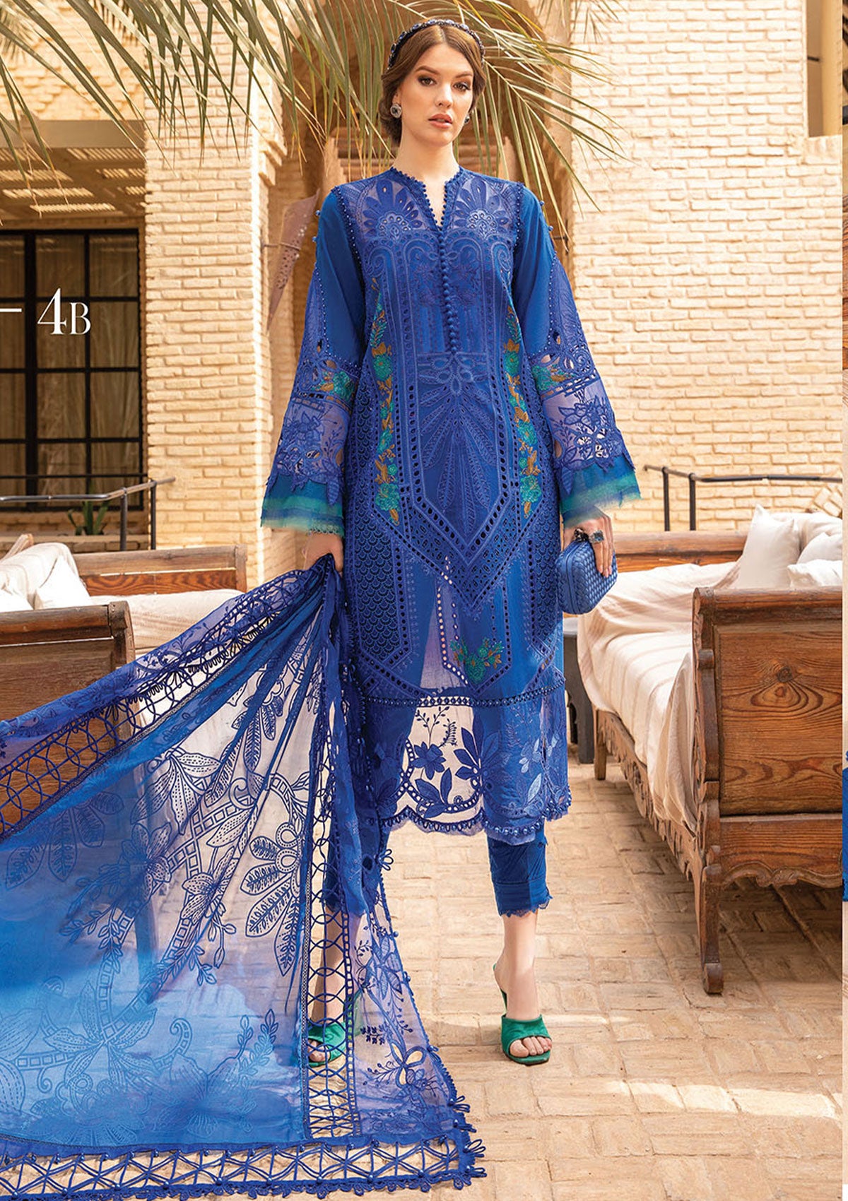 Lawn Collection - Maria B - Voyage a'Luxe - Luxury - MB24#04B