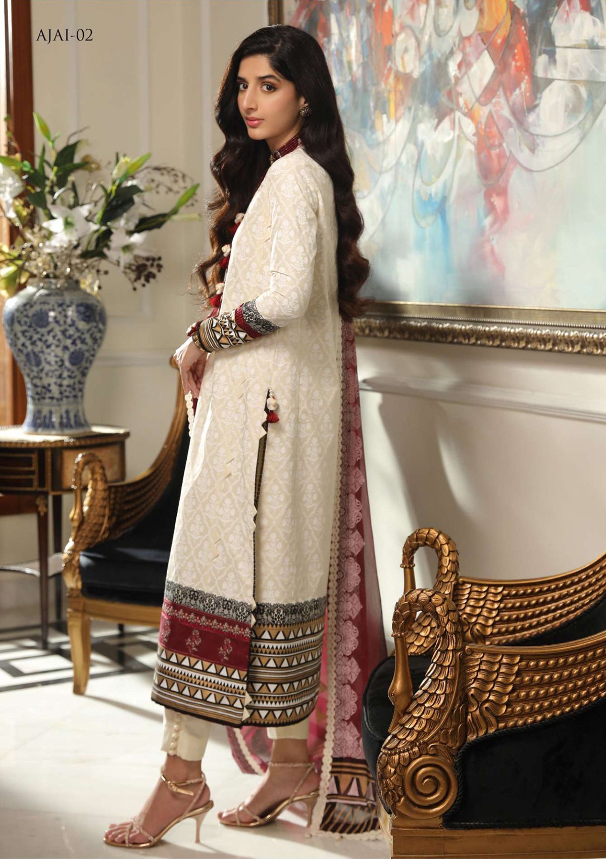 Lawn Collection - Asim Jofa - Aira - AJAI#2