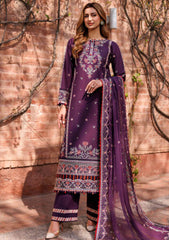 Lawn Collection - Farasha - Kaavish - FK24#02 - SHADOW BERRY