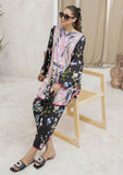 Pret Collection - Mehryam - Pure Comfort Co-Ord's - Jet Black Pastel Floral