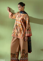 Lawn - Saira Rizwan - Joolie Prints 25 - JPU#05 - GOLDEN HOUR