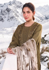 Winter - Rang Rasiya - Carnation Unstitched 26 - RR#03 - Frosted Flora