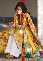 Lawn - Zaha - Unstitched Lawn 25 - ZARAAH (ZL25-08 A)