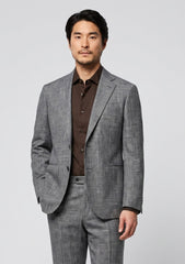 Loro Piana Summer Time Wool Linen & Silk Fabric - Grey