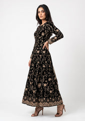 Embroidered Velvet Sitari Work - ASPL#132