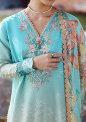 Lawn - Mushq - Solace 26 - Ombre Chikankari - MUNSS#206 - Whispered Dawn