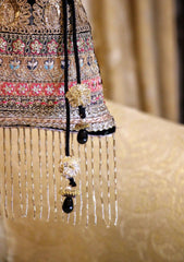 Bags Collection - Sadias Collection - Potli - D#07 Black Mehrab