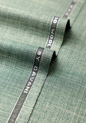 Cavani Bamboo Wool Linen Superior Suiting Texture - Green