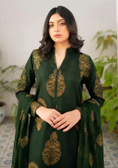 Pret - Zauk - Eid Edit - Premium 26 - Bottle Green