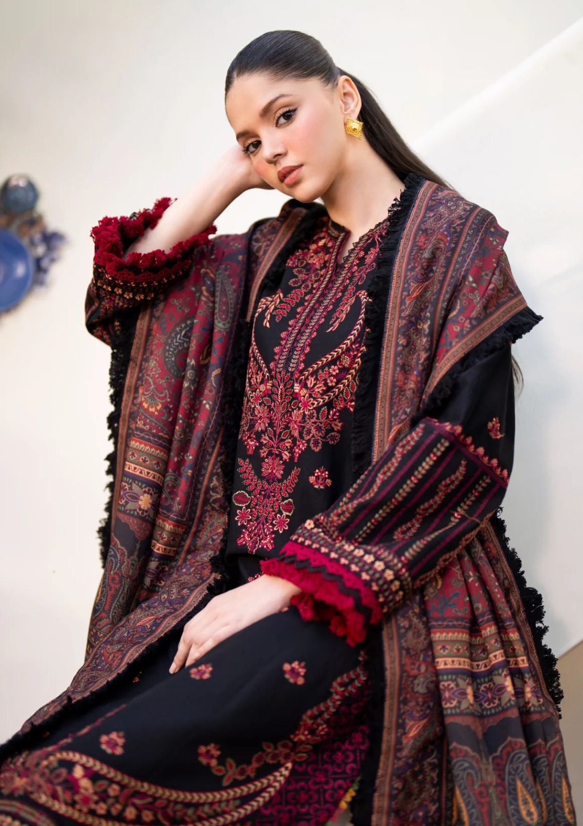 Winter Collection - Xenia - Dhoop Kinaray 24 - DK#03 - SIYAH