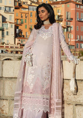 Lawn - Ansab Jahangir - Zoha - Luxury 25 - AJ-LL-25-08 - Pink Lady Apple