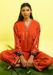 Winter - Sahar - Elara - Printed Fall - 2 Pcs - AW1-25-25 - Rustic Aztec