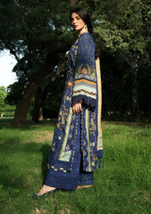 Winter - Elaf Premium - Wilderness - Pashmina Shawl Edit 26 - EWR#3A - BLUES