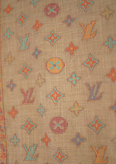 Pashmina Jamawar Shawl D - 57 - Skin