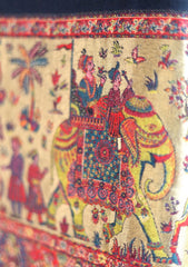 Pashmina Kaani Zari Shawl D - 15 - D N Blue