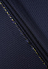 Vitale Barberis Canonico Super 120's Wool Fabric - Blue