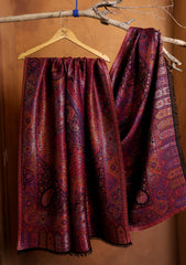 Pashmina Zari Jamawar Shawl D#22 - Magenta