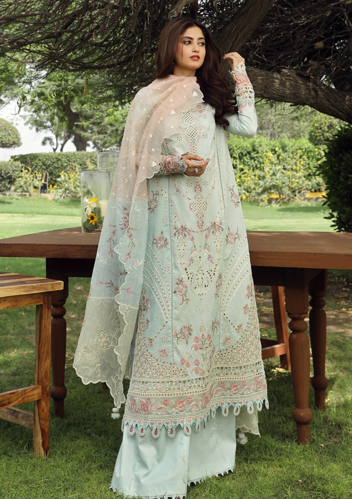 Lawn Collection - Qalamkar - Festive Lawn 24 - PS#01 - ALIZAY