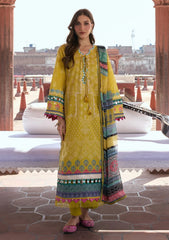 Lawn - Kahf Premium - Aangan Chiffon Prints 26 - KPS#08A - ZARAFSHAN