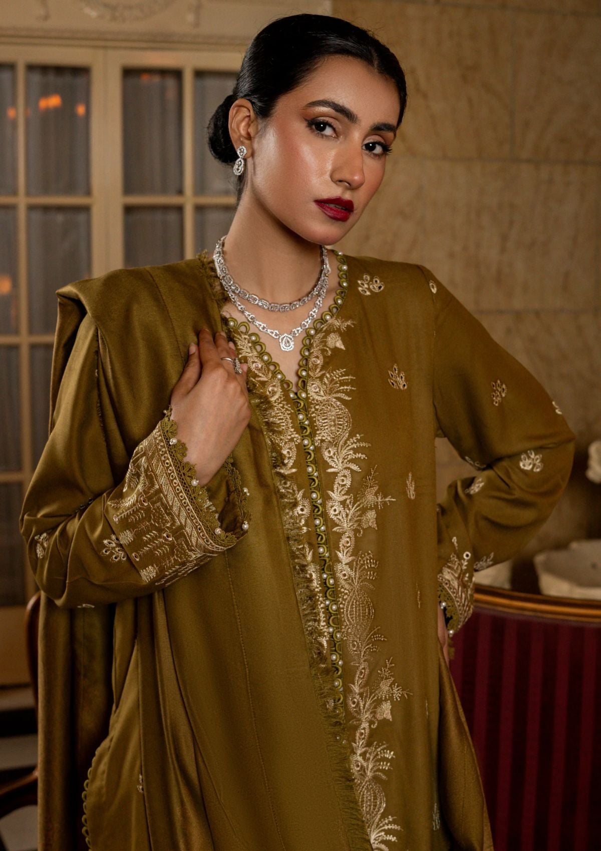 Winter Collection - Firdous - Embroidered Exclusive - FE24#03 - Zaitoon