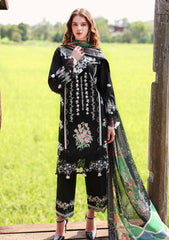 Lawn - Mushq - Hemline Secret Garden 26 - Beyond The Garden Gate - MHS#209 - Nightshade Bloom