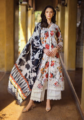 Lawn Collection - Elaf - Print Chikankari 24 - ECT-02A - Melrose