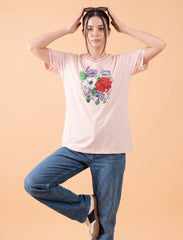 Pret - Moven - Round Neck T-Shirt - Pink