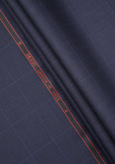 Drago Biella Fine Super 130's Wool Fabric - Blue