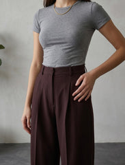 Pret - Moven - Tropical Woven Pant - Burgundy