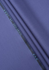Dormeuil Exel Unique Stretch Wool Fabric - R Blue