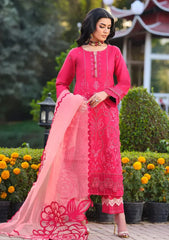 Lawn - Menaal - Luxury 26 - MLL#06 - CRIMSON ROSE