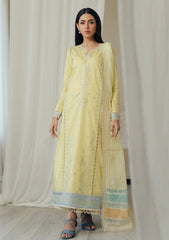 Lawn - Afrozeh - Daybreak - Printed Kari 26 - FWU#0016 - DAYGLOW