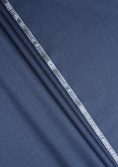 Dormeuil Echo Super 130's Wool Fabric - D Blue