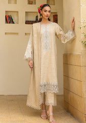 Winter - Sahar - Khaddar/Shawl - Unstitched 25 - AW2-25-01 - Opal White