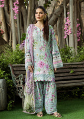 Lawn - Elaf Premium - Prints 25 - ECD#3B - FLORAL CHARM