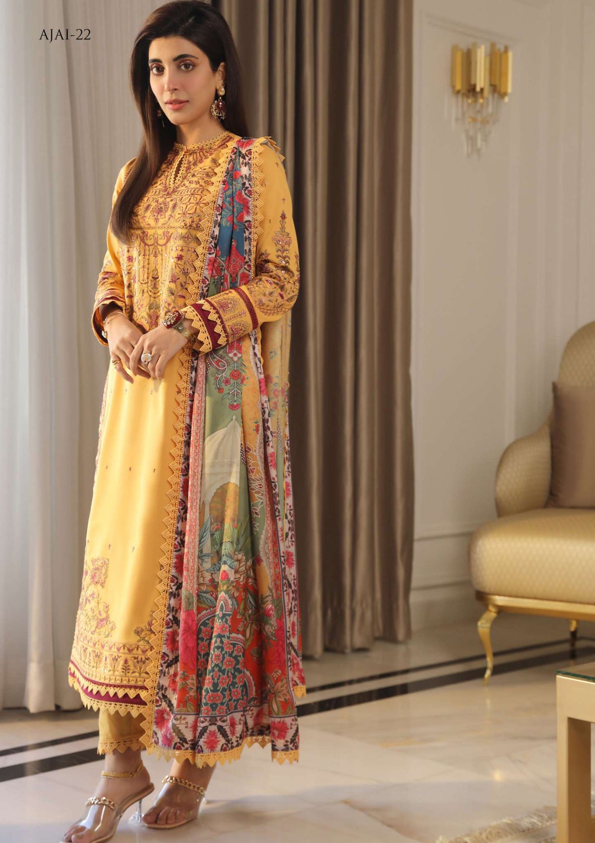 Lawn Collection - Asim Jofa - Aira - AJAI#22