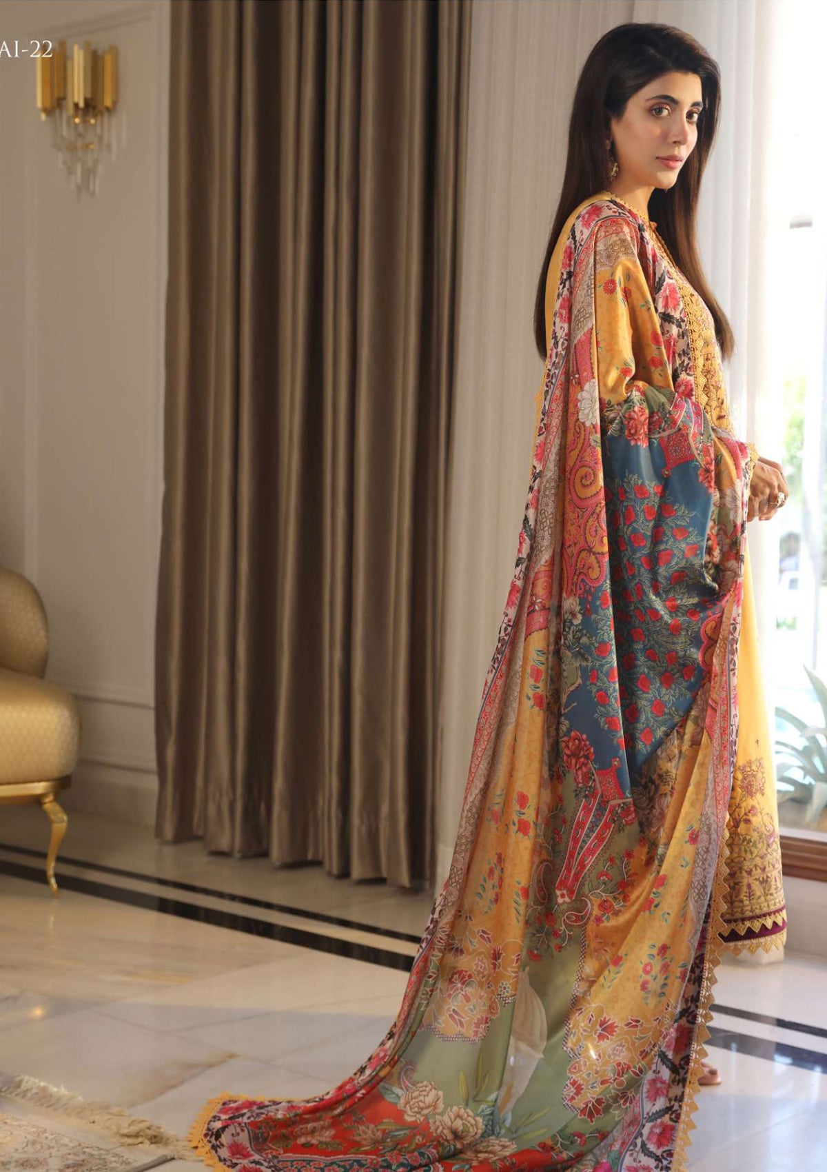 Lawn Collection - Asim Jofa - Aira - AJAI#22