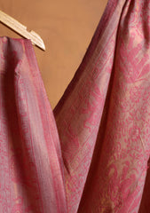 Pashmina Zari Branded Shawl D#01 - Pink