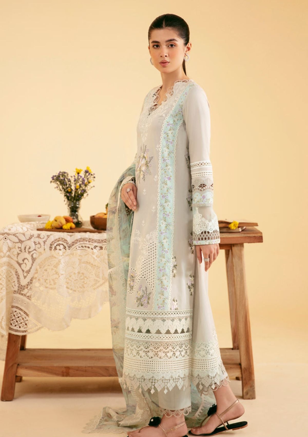 Lawn Collection - Qalamkar - Qlinekari 24 - SQ#13 - AYSEL