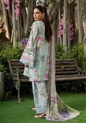 Lawn - Elaf Premium - Prints 25 - ECD#3B - FLORAL CHARM