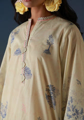 Lawn - Sahar - Mirha 26 - SS1-26-15 - Buttercream Botanica