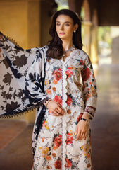 Lawn Collection - Elaf - Print Chikankari 24 - ECT-02A - Melrose