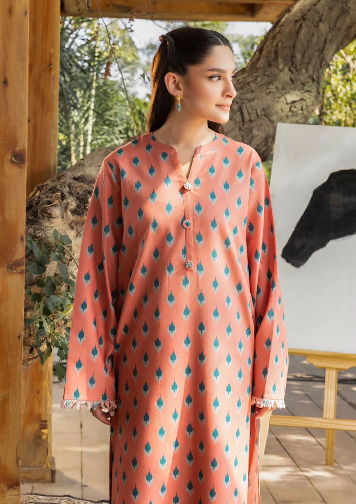 Pret Collection - Tana Bana - Maasai - Printed Khaddar - 2 Pcs - MSV1#06579