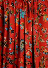 Pashmina Qalamkari Needle Work Shawl D#17 - Multi