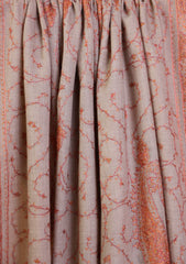 Pashmina Kashmiri Jaaldar Shawl D#143 - Skin