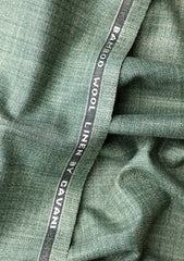Cavani Bamboo Wool Linen Superior Suiting Texture - Green