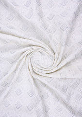 Elite Men China Boski Sequence Embroidered Brown Selvage - Off White