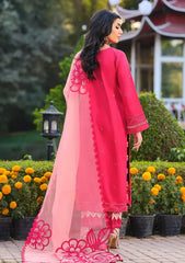 Lawn - Menaal - Luxury 26 - MLL#06 - CRIMSON ROSE