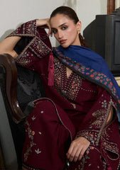 Winter - Jugnu by Hussain Rehar - Unstitched Karandi 25 - Rami