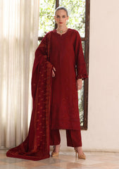 Winter - Noor by Saadia Asad - Pashmina Shawl 25 - NSP#05 - Ember